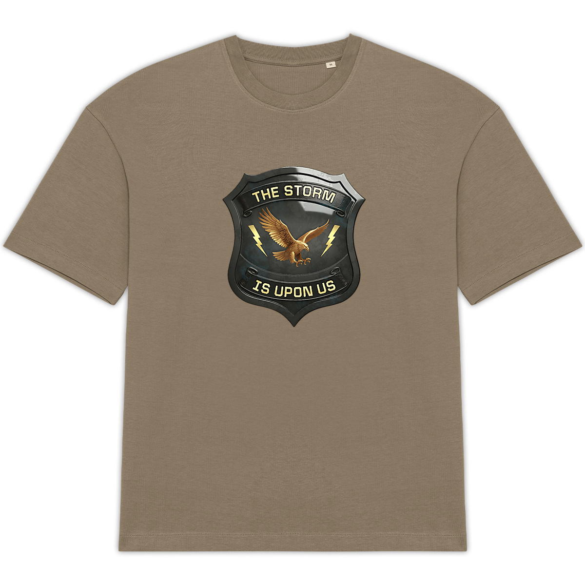 Image back ❀ T-Shirt Épais Unisexe Oversize ~Premium+ ✦ THE STORM IS UPON US [🌐 EN] ✨