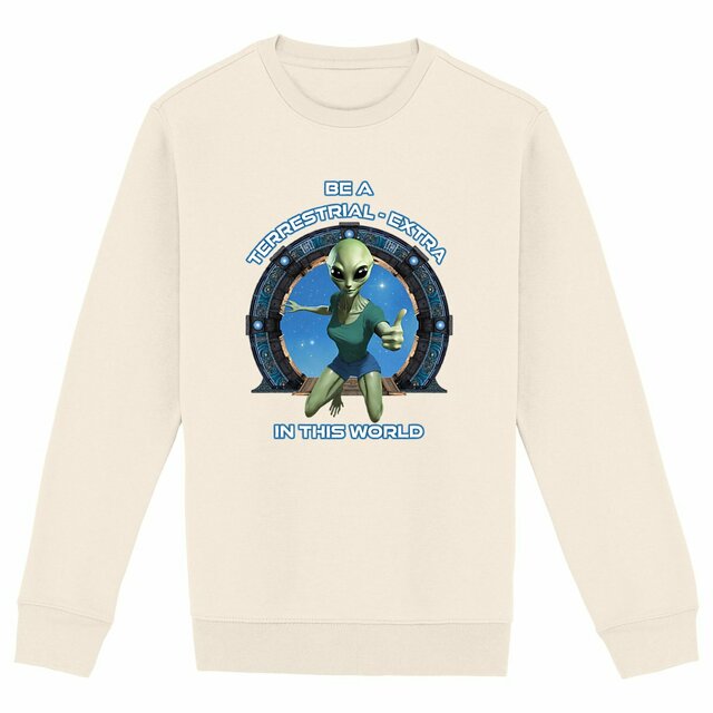 Image back ❀ Sweat-Shirt Épais Unisexe ~Premium+ ✦ ZETA (ALIEN) [🌐 EN] ✨