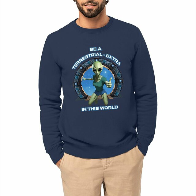 Image front ❀ Sweat-Shirt Épais Unisexe ~Premium+ ✦ ZETA (ALIEN) [🌐 EN] ✨