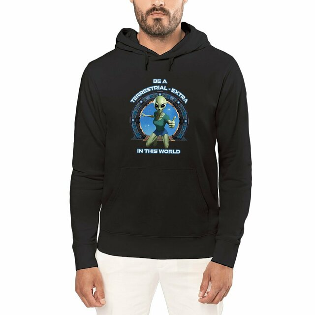 Image front ❀ Sweat-Shirt Standard à Capuche Unisexe ~Premium ✦ ZETA (ALIEN) [🌐 EN] ✨