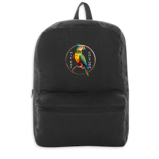 Image back ❀ Sac à dos 100% Recyclé ✦ PERROQUET [🌐 LAT] ✨