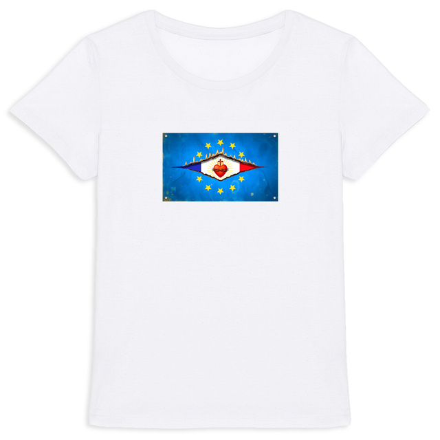 Image back ❀ T-Shirt Mi-Léger Femme ~Premium+ ✧ DÉCHIRURE FRANCE/EUROPE [🌐 FR] ✨