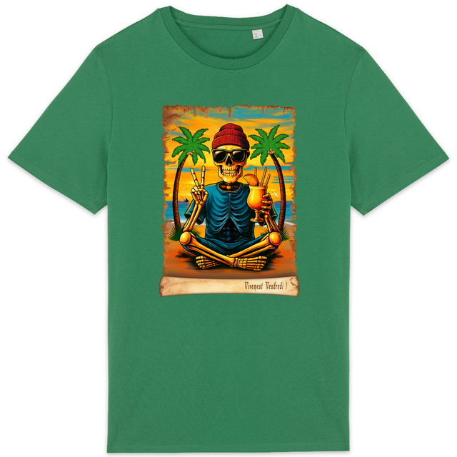 Image back ❀ T-Shirt Mi-Léger Unisexe ~Premium ✦ VIVEMENT VENDREDI ! [🌐 FR] ✨