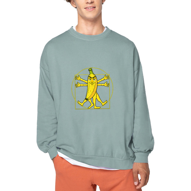Image du produit ❀ Sweat-Shirt Standard Oversize Unisexe Made in Portugal ~Premium+ ✦ LA BANANE DE VITRUVE [🌐 FR] ✨