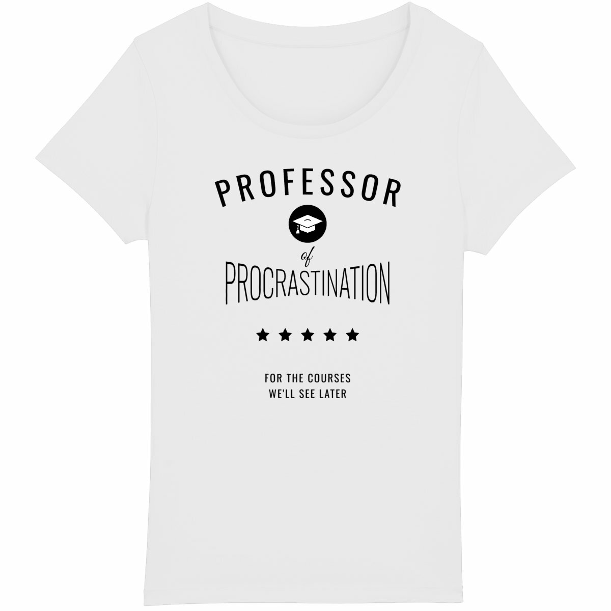 Image back ❀ T-Shirt Léger Femme ~Premium ✦ PROCRASTINATION [🌐 EN] ✨