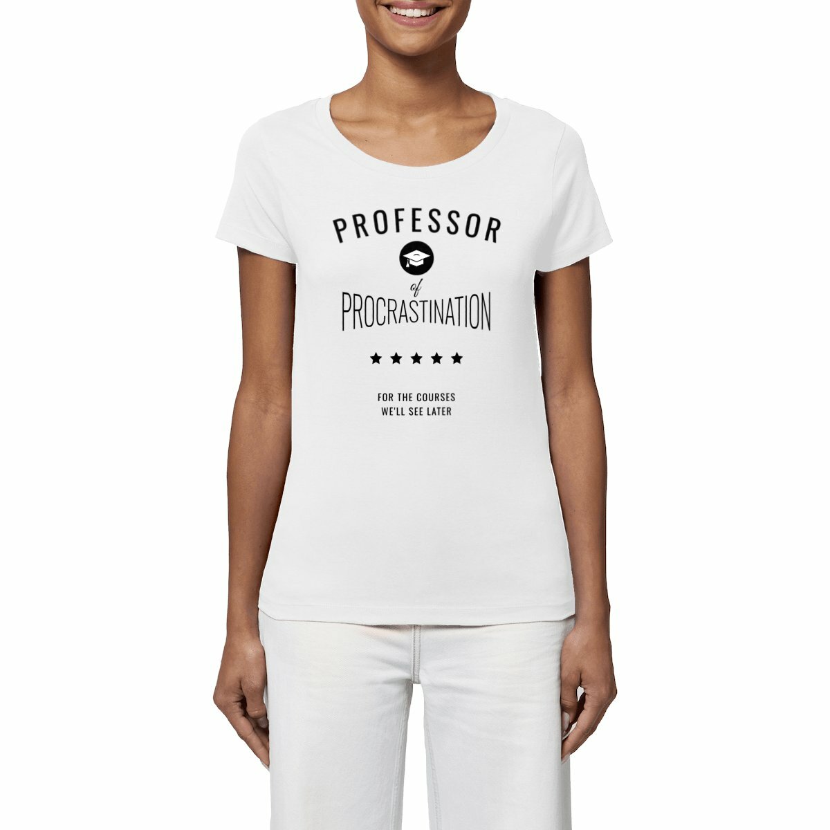 Image front ❀ T-Shirt Léger Femme ~Premium ✦ PROCRASTINATION [🌐 EN] ✨