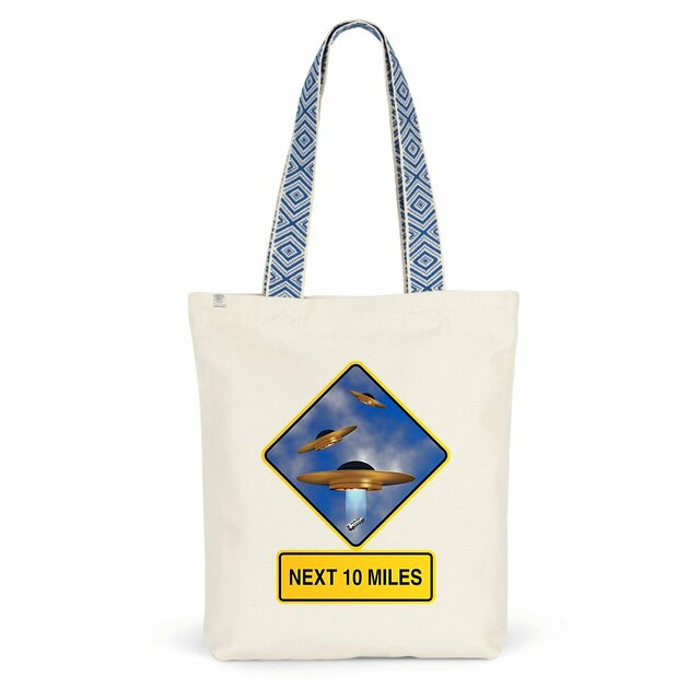Image back ❀ Totebag Ethnique ~Premium+ ✦ UFO ALERT [🌐 EN] ✨