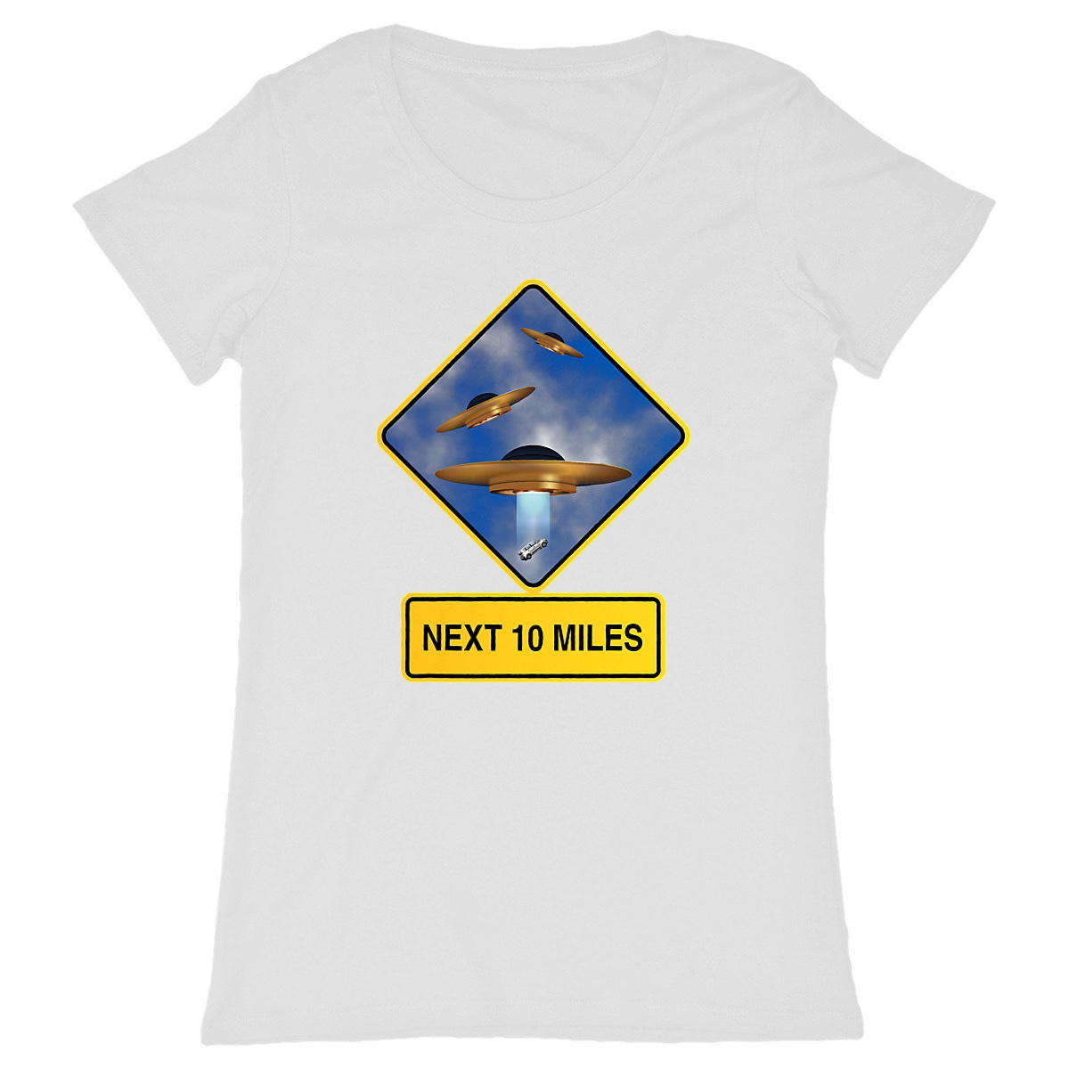 Image back ❀ T-Shirt Léger Classique Femme ~Change ✦ UFO ALERT [🌐 EN] ✨