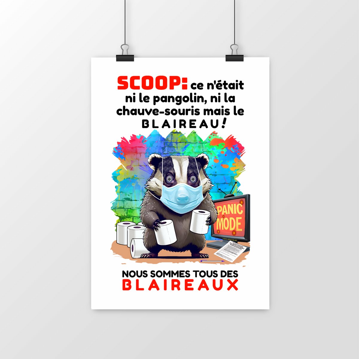 Image front ❀ Poster Vertical ~Premium ✦ PANIC MODE [🌐 FR] ✨