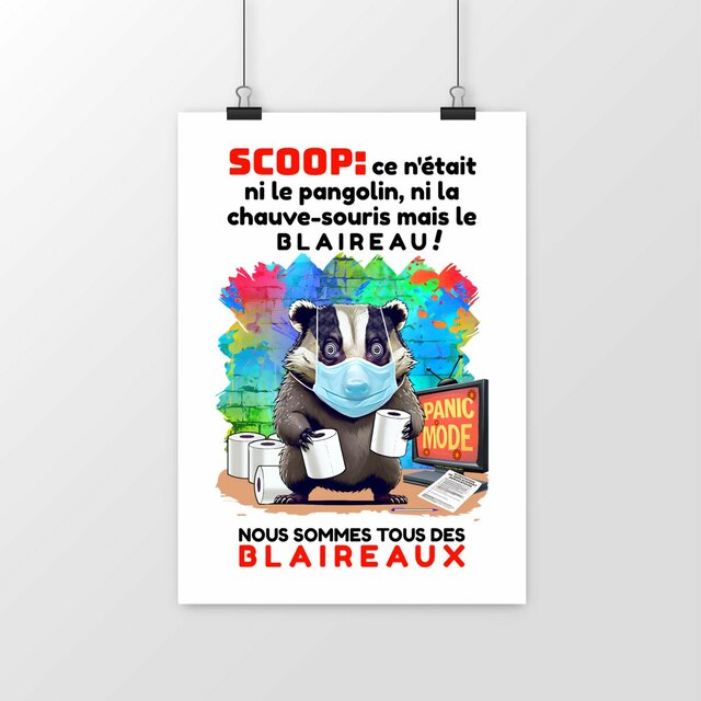 Image du produit ❀ Poster Vertical ~Premium ✦ PANIC MODE [🌐 FR] ✨