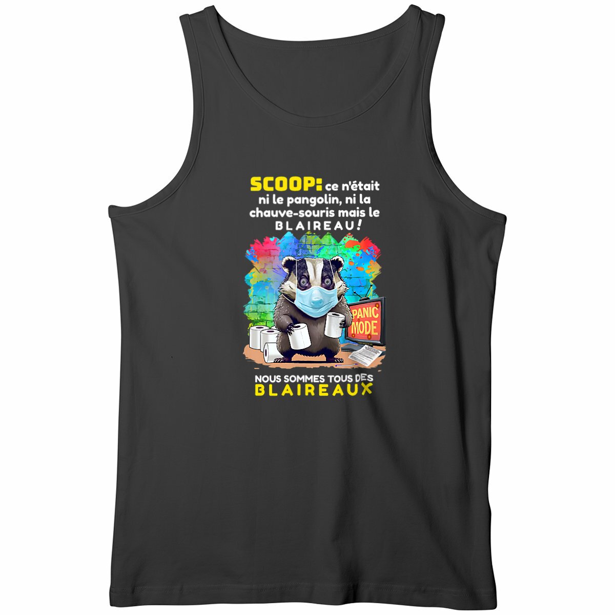 Image back ❀ Débardeur Léger Homme ~Change ✦ PANIC MODE [🌐 FR] ✨