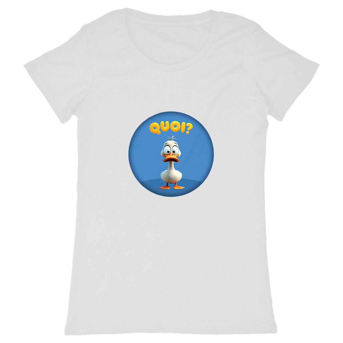 Image back ❀ T-Shirt Léger Classique Femme ~Change Recyclé ✦ PETIT CANARD [🌐 FR] ✨