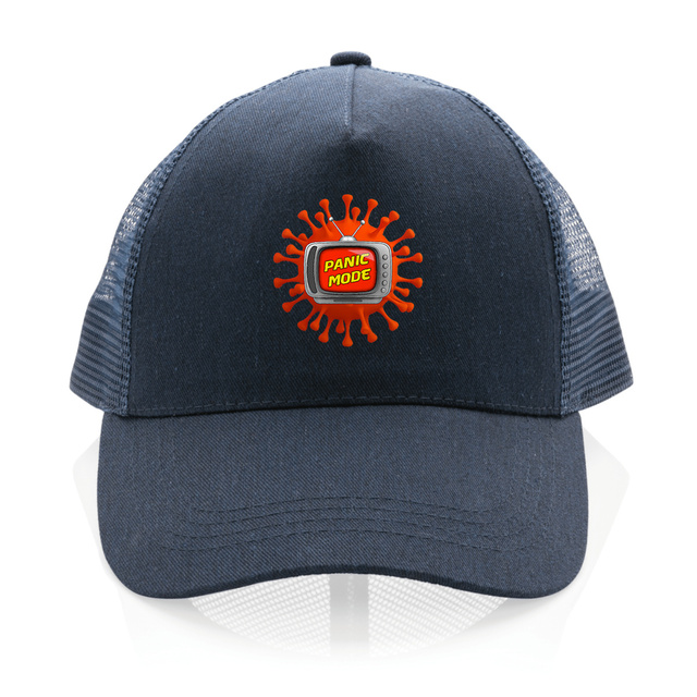 Image back ❀ Casquette Trucker 100% recyclée ✦ PANIC MODE [🌐 FR] ✨