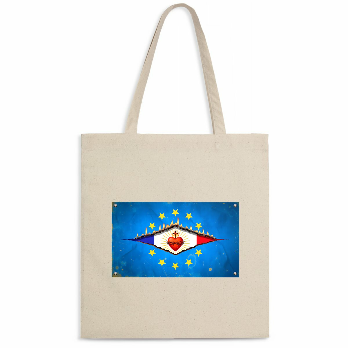 Image back ❀ Totebag Léger ~Premium ✧ DÉCHIRURE FRANCE/EUROPE [🌐 FR] ✨