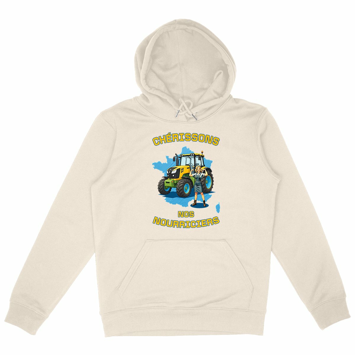 Image back ❀ Sweat-Shirt Épais à Capuche Unisexe ~Premium+ ✧ SOUTENONS NOS FERMES [🌐 FR] ✨