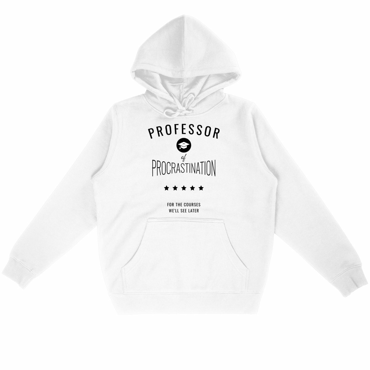 Image back ❀ Sweat-Shirt Standard à Capuche Unisexe ~Premium ✦ PROCRASTINATION [🌐 EN] ✨