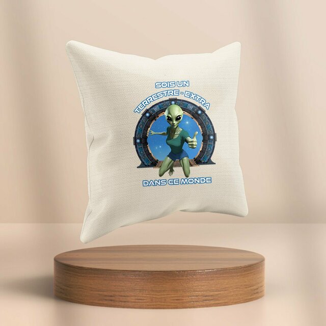 Image front ❀ Coussin + housse ~Premium+ ✦ ZETA (EXTRA-TERRESTRE) [🌐 FR] ✨