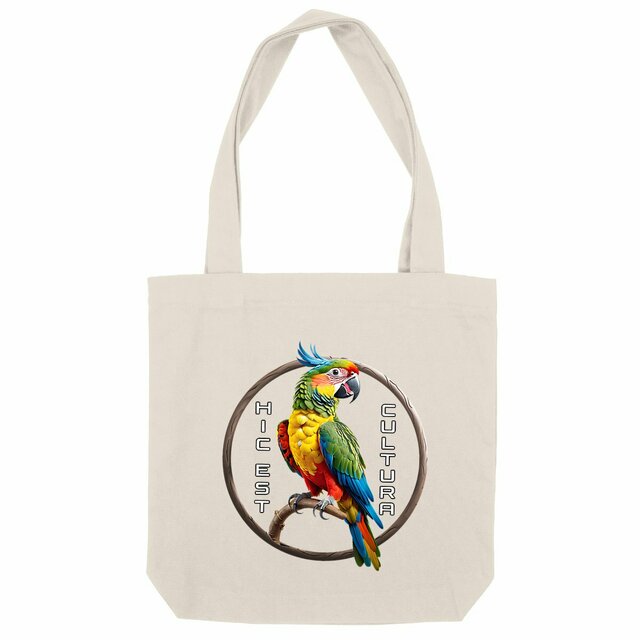 Image back ❀ Totebag Épais ~Premium+ ✦ PERROQUET [🌐 LAT] ✨
