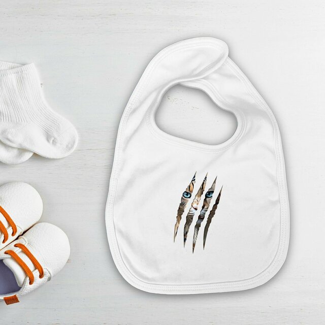 Image front ❀ Bavoir Bébé ~Premium+ ✦ LA GRIFFE DU CHAT [🌐 INT] ✨