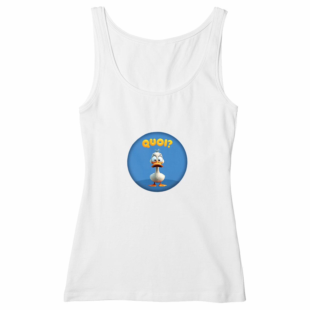 Image back ❀ Débardeur Mi-Léger Femme Cintré ~Premium ✦ PETIT CANARD [🌐 FR] ✨