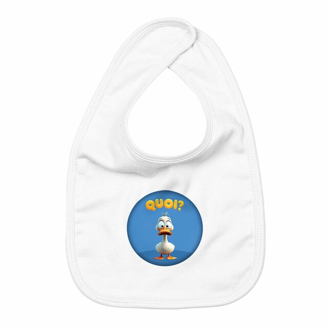 Image back ❀ Bavoir Bébé ~Premium+ ✦ PETIT CANARD [🌐 FR] ✨