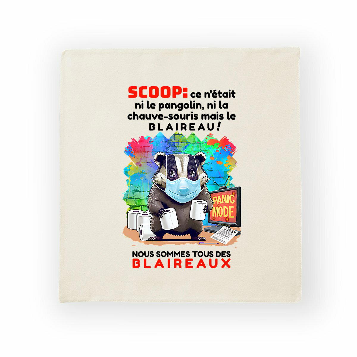 Image front ❀ Housse de coussin ~Premium+ ✦ PANIC MODE [🌐 FR] ✨