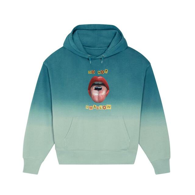 Image back ❀ Sweat à Capuche Standard Dip Dye Oversized Unisexe ~Premium+ ✦ BLACK PILL - NE PAS AVALER [🌐 EN] ✨