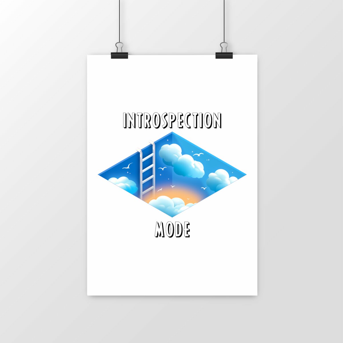 Image front ❀ Poster Vertical ~Premium ✦ INTROSPECTION MODE [🌐 INT] ✨