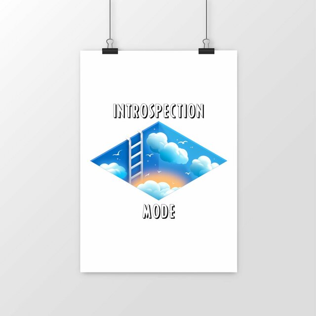 Image front ❀ Poster Vertical ~Premium ✦ INTROSPECTION MODE [🌐 INT] ✨