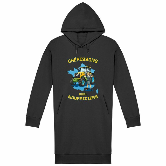 Image back ❀ Robe Sweat Lourde à Capuche Femme ~Premium+ ✧ SOUTENONS NOS FERMES [🌐 FR] ✨