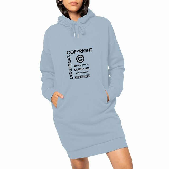 Image front ❀ Robe Sweat Lourde à Capuche Femme ~Premium+ ✦ L'ANTI-CLONE [🌐 FR] ✨