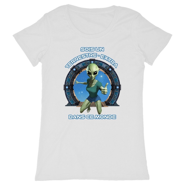 Image back ❀ T-Shirt Léger Classique Femme ~Change ✦ ZETA (EXTRA-TERRESTRE) [🌐 FR] ✨