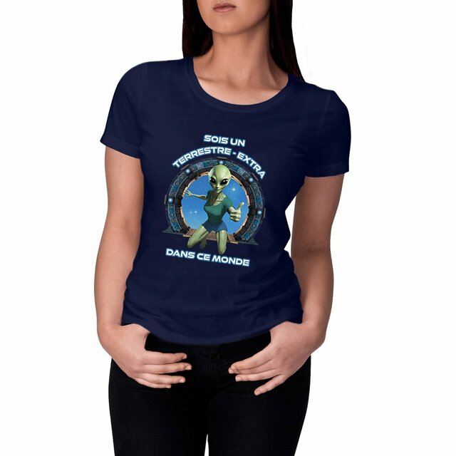 Image front ❀ T-Shirt Léger Classique Femme ~Change ✦ ZETA (EXTRA-TERRESTRE) [🌐 FR] ✨