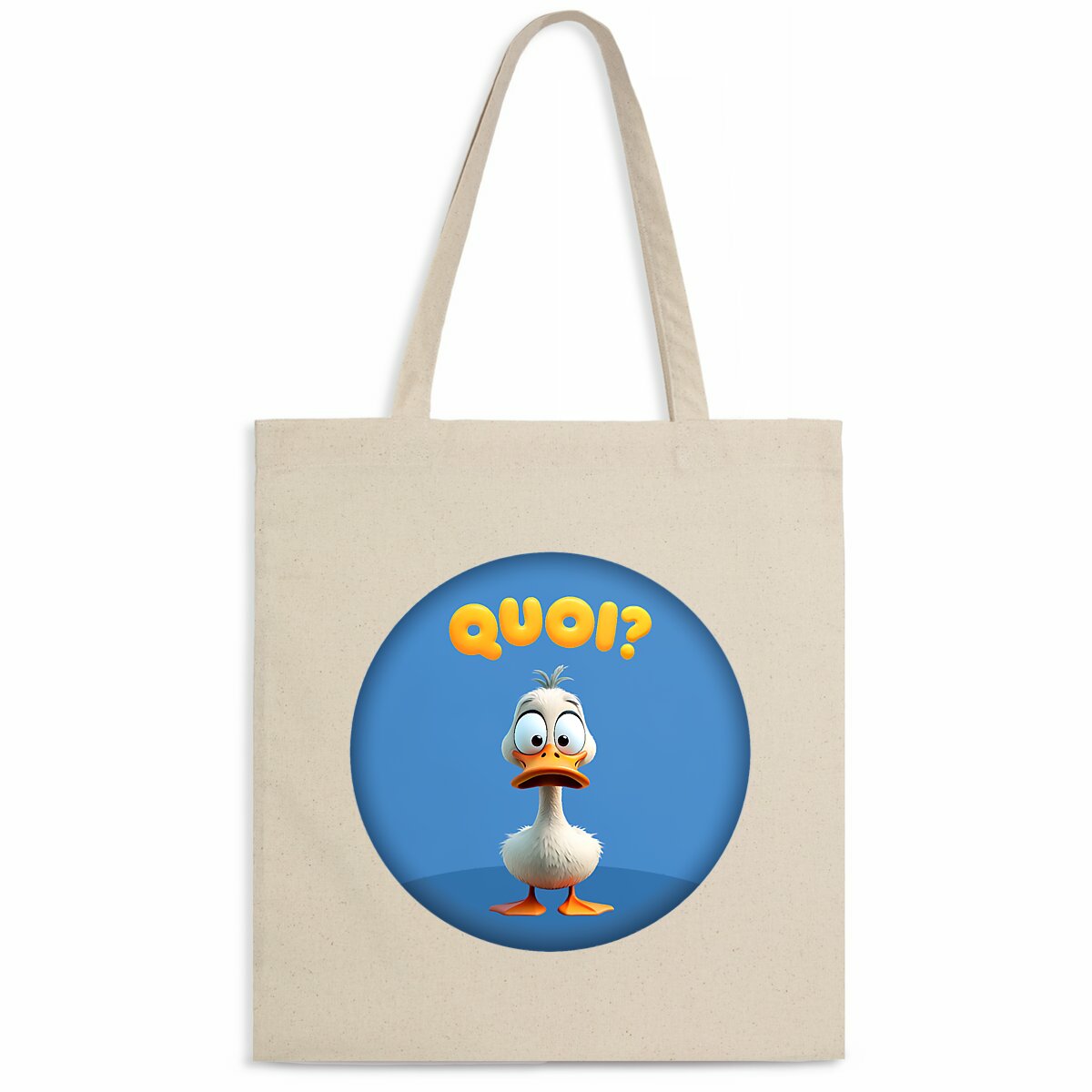 Image back ❀ Totebag Léger ~Premium ✦ PETIT CANARD [🌐 FR] ✨