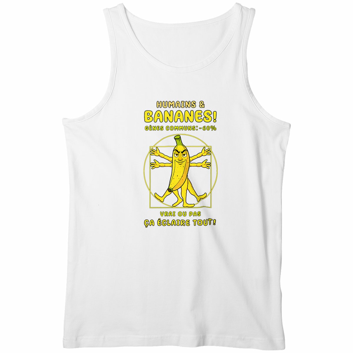 Image back ❀ Débardeur Léger Homme ~Change ✦ LA BANANE DE VITRUVE [🌐 FR] ✨