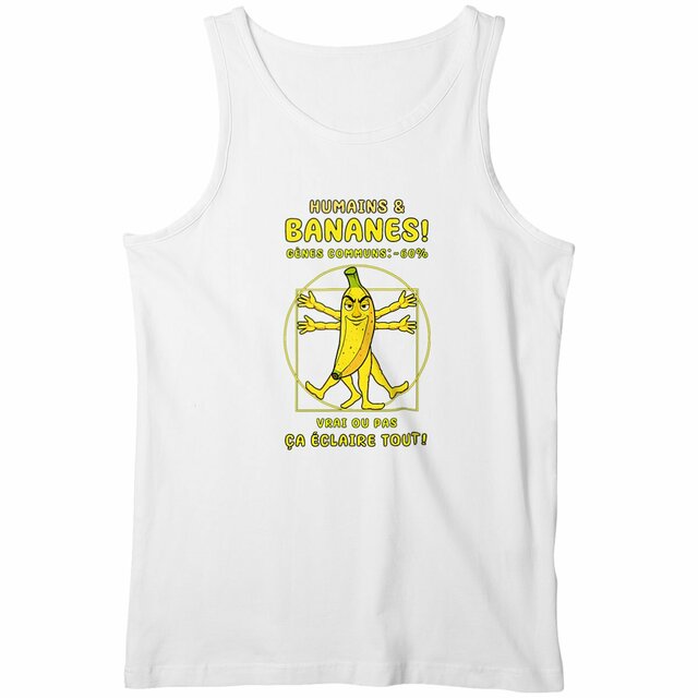 Image back ❀ Débardeur Léger Homme ~Change ✦ LA BANANE DE VITRUVE [🌐 FR] ✨