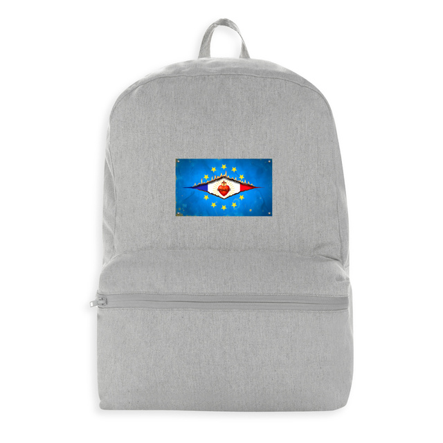 Image front ❀ Sac à dos 100% Recyclé ~Premium+ ✧ DÉCHIRURE FRANCE/EUROPE [🌐 FR] ✨