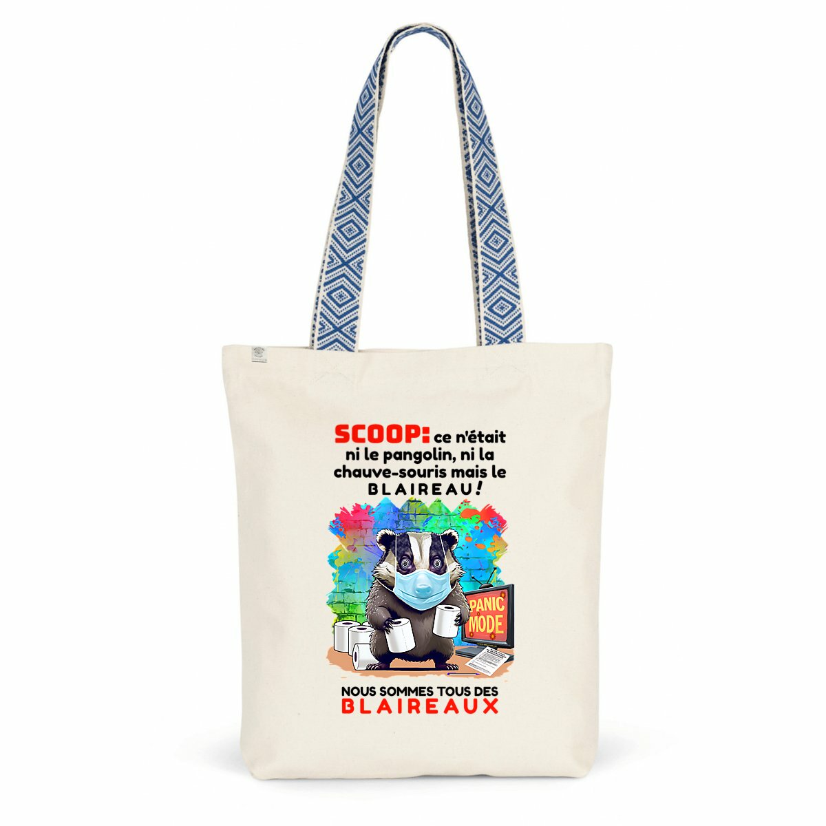 Image back ❀ Totebag Ethnique ~Premium+ ✦ PANIC MODE [🌐 FR] ✨