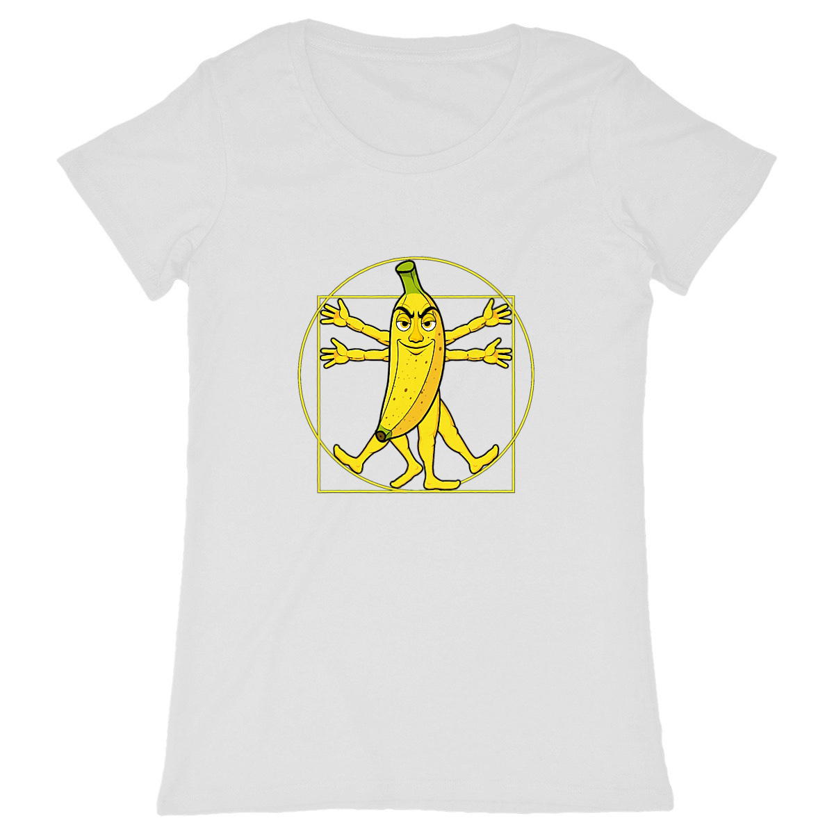 Image back ❀ T-Shirt Léger Classique Femme ~Change ✦ LA BANANE DE VITRUVE [🌐 FR] ✨