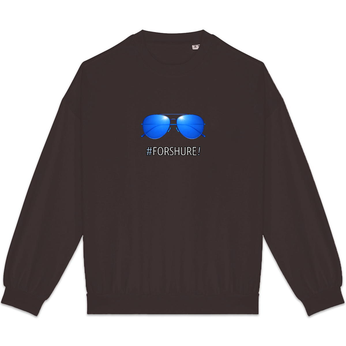 Image back ❀ Sweat-Shirt Standard Oversize Unisexe Made in Portugal ~Premium+ ✧ DAVOS 2026 PARODY [🌐 FR] ✨