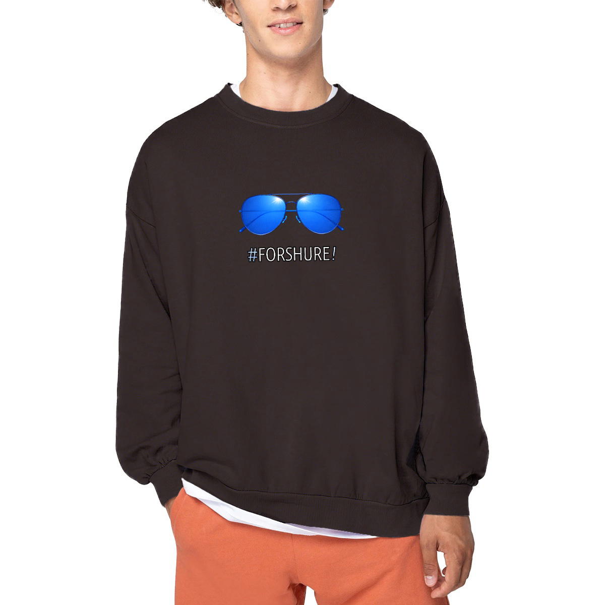 Image front ❀ Sweat-Shirt Standard Oversize Unisexe Made in Portugal ~Premium+ ✧ DAVOS 2026 PARODY [🌐 FR] ✨