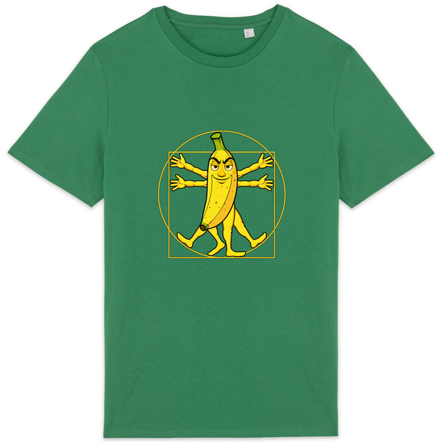 Image back ❀ T-Shirt Mi-Léger Unisexe ~Premium ✦ LA BANANE DE VITRUVE [🌐 FR] ✨