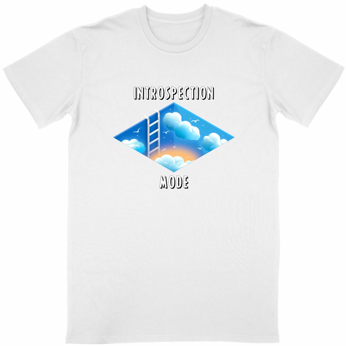 Image back ❀ T-Shirt Léger Classique Unisexe ~Change ✦ INTROSPECTION MODE [🌐 INT] ✨