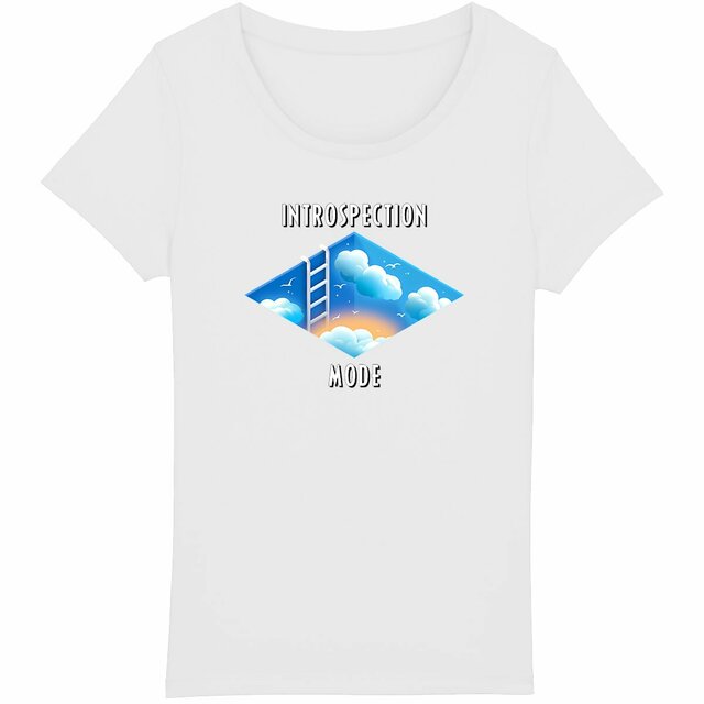 Image back ❀ T-Shirt Léger Femme ~Premium ✦ INTROSPECTION MODE [🌐 INT] ✨