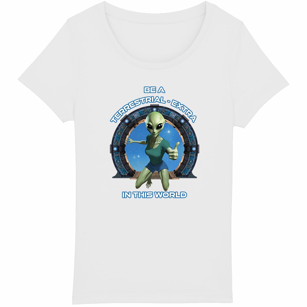 Image back ❀ T-Shirt Léger Femme ~Premium ✦ ZETA (ALIEN) [🌐 EN] ✨