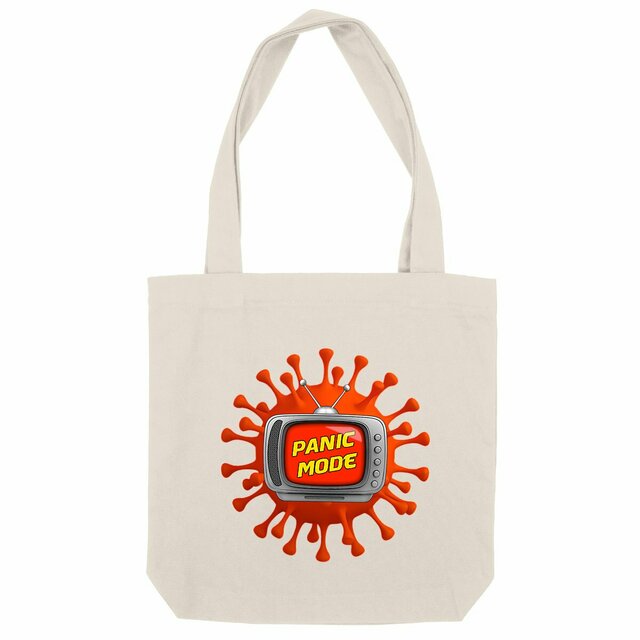 Image back ❀ Totebag Épais ~Premium+ ✦ PANIC MODE [🌐 FR] ✨