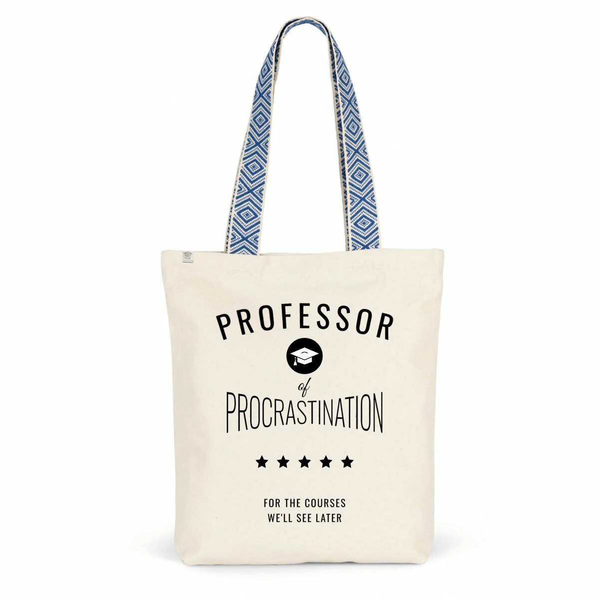 Image back ❀ Totebag Ethnique ~Premium+ ✦ PROCRASTINATION [🌐 EN] ✨