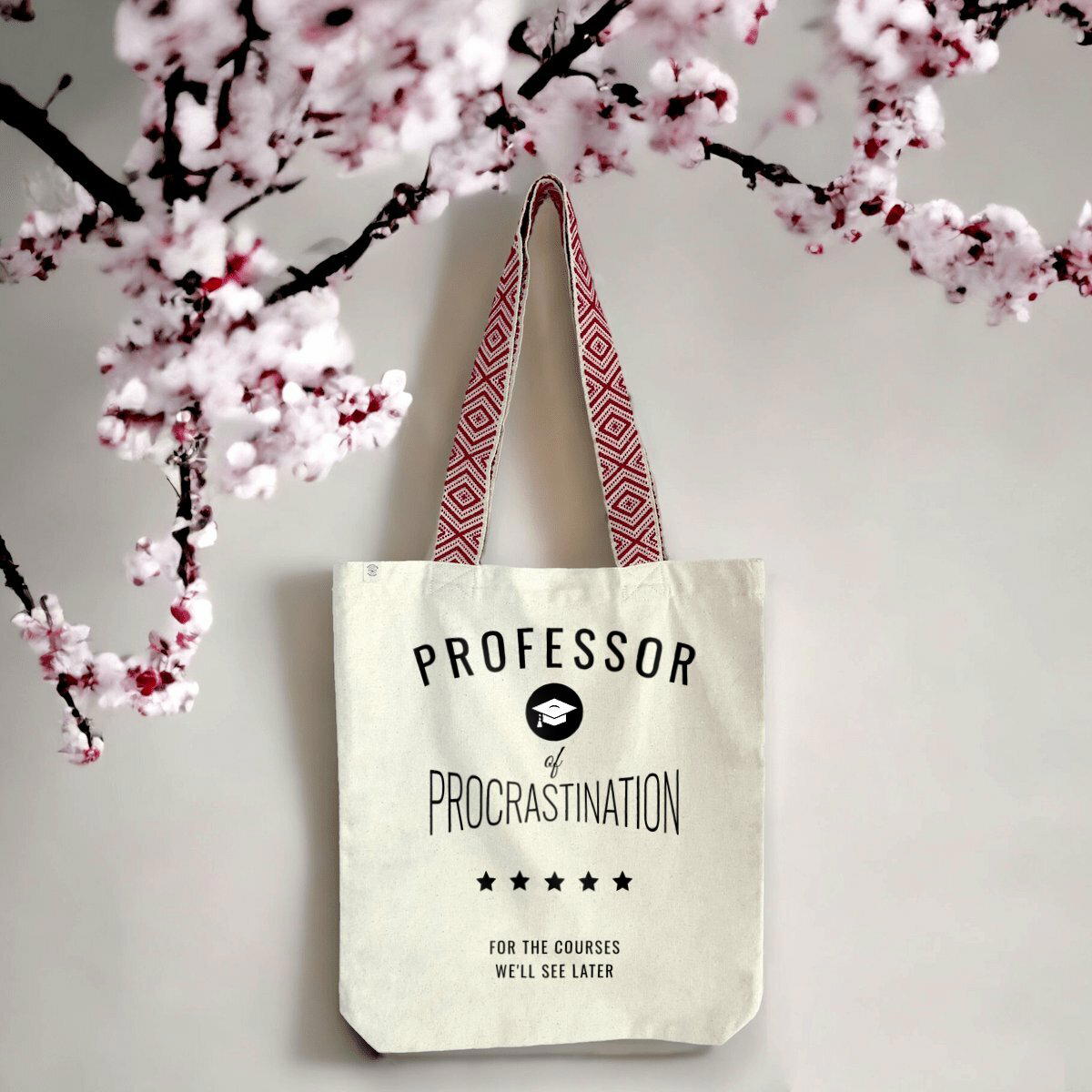 Image front ❀ Totebag Ethnique ~Premium+ ✦ PROCRASTINATION [🌐 EN] ✨