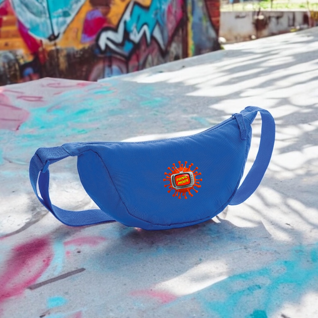 Image front ❀ Sac Banane En Polyester Recyclé ✦ PANIC MODE [🌐 FR] ✨