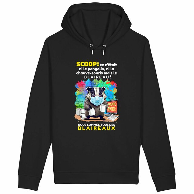 Image back ❀ Sweat-Shirt Standard à Capuche Unisexe Poches Latérales ~Premium+ ✦ PANIC MODE [🌐 FR] ✨